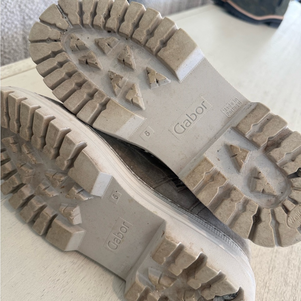 Gabor Portugal Taupe Workboots - Picture 5 of 5
